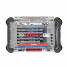 Otsikute ja puuride komplekt Bosch PRO Impact M.Constr. 2608521U82, 35 tk
