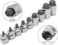 Padrunvõtmete komplekt Asta A-M9XZN, 9 tk