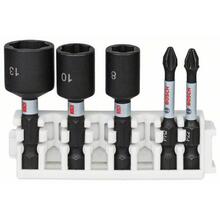Padrunite ja otsikute komplekt Bosch 2608522350, 5 tk