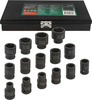 Jõupadrunite komplekt Rockforce RF-4159-5MPB, 15 tk, 1/2, 10-32 mm