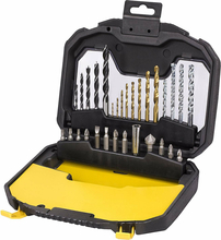 Puuride ja kruviotsikute komplekt Stanley STA7183-XJ, 30 tk