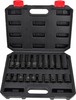 Löökpadrunite komplekt Awtools AW38695BL 1/2, 20 tk, must