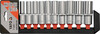 Padrunvõtmete komplekt Yato YT-38861, 10 tk