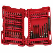 Puuride ja otsakute komplekt Milwaukee SHOCKWAVE Impact Duty, 48 tk