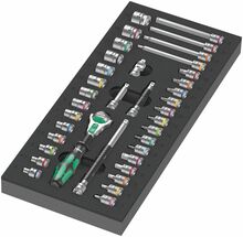 Tööriistakomplekt Wera 9720 8000 A Zyklop 1/4, 37 tk