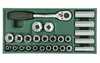 Padrunvõtmete komplekt SATA S09915, 26 tk