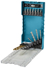 Puuride ja kruviotsikute komplekt Makita D-74887, 17 tk