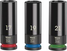 Löökpadrunite komplekt Wera Wheel Impaktor C Set 1, 1/2”, 3 tk