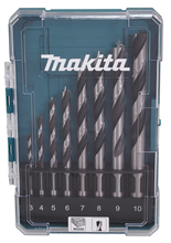 Puidupuuride komplekt Makita D-77257, 8 tk