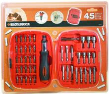 Tarvikute komplekt Black & Decker A7039-XJ, 45 tk