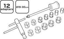 Pidurisilindri tööriistakomplekt Neo Tools 10-506