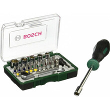 Kruvikeeraja ja otsakute komplekt Bosch 2607017331, 27 tk