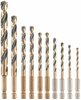 Puuride komplekt DeWALT DT20620-QZ, 10 tk