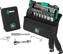 Tööriistakomplekt Wera Bicycle Set 3 A WE05004188001, 40 tk, must/roheline