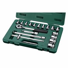 12-kant padrunvõtmete komplekt SATA S09204, 18 tk