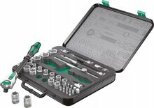 Padrunvõtmete komplekt Wera 8100 SC 2 Zyklop, 37 tk
