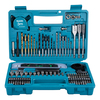 Puuride ja otsakute komplekt Makita E-10730, 102 tk