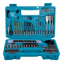 Puuride ja otsakute komplekt Makita E-10730, 102 tk