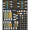 Kruvikeeraja otsikute komplekt Hazet 163D-3/94, 94 tk, 1/2++ suurus