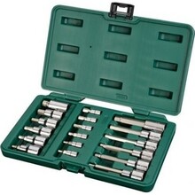 Padrunite ja otsikute komplekt SATA S09053, 18 tk