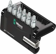 Kruviotsikute komplekt Wera Bit-Check 7 Universal 4, 7 tk