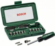 Kruvikeeraja otsikute komplekt Bosch 2607019504, 46 tk