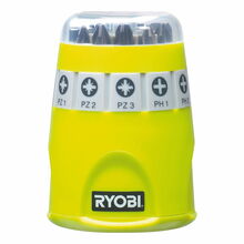 Kruviotsikute komplekt Ryobi RAK10SD, 10 tk, 25 mm