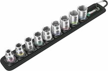 Padrunvõtmete komplekt Wera Zyklop Belt B4 3/8, 9 tk