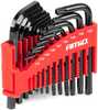 Kuuskant- ja Torx-võtmete komplekt Amio AMIO-04297, 22 tk, must