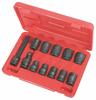 Kuuskant löökpadrunite komplekt KS Tools 1/2, 13 tk, 12-22 mm