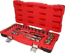 Padrunikomplekt KS Tools 1/2 CHROMEplus, 24 tk