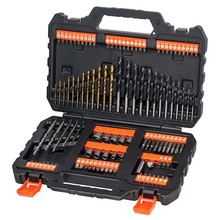 Puuride ja kruviotsikute komplekt Black & Decker A7200-XJ, 109 tk