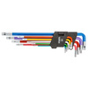 Torx võtmete komplekt Topex T10-T50, 9 tk, värviline