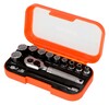 Padrunvõtmete komplekt Bahco S13MC10.5, 13 tk, 1/4 tolli