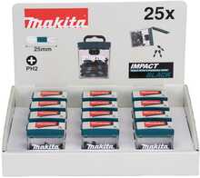Kruvikeeraja otsik Makita E-12360-12, PH2X25mm, 25 tk