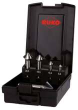 Süvistusfreeside komplekt Ruko HSS 4S, 5 tk, 6,3-25 mm