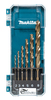 Metallipuuride komplekt Makita D-75758 HSS-CO, 6 tk