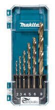 Metallipuuride komplekt Makita D-75758 HSS-CO, 6 tk