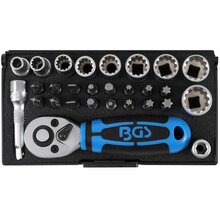 Padrun- ja võtmekomplekt BGS Technic 2143, 28 tk