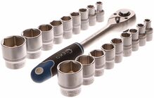 Mutrivõtmete komplekt Geko G10103, 19 tk, 8-32 mm, 1/2 tolli