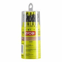 Puuride komplekt Ryobi RAK18DMIX, 18 tk