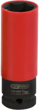 Veljepadrun KS Tools 515.1076-E, 1/2, 21 mm, pikk