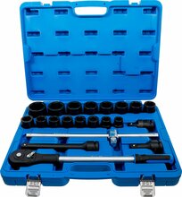 Löökpadrunite ja võtmete komplekt BGS Technic 5258, 21 tk