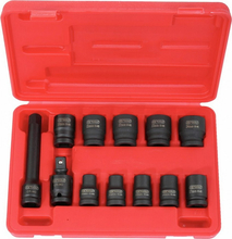 Löökpadrunite komplekt KS Tools 1/2, 10-24 mm, 12 tk