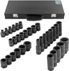 Löökpadrunite komplekt Rockforce, 33 tk, 1/2 tolli, 6-kant, 8-32 mm