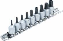Otsakute komplekt Bgs Technic TS-Star Torx Plus 6,3 mm (1/4) TS10-TS50, 9 tk (71020)