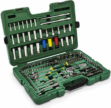 Padrunvõtmete ja otsikute komplekt SATA ST09546G, 180 tk, 1/4 + 3/8 + 1/2, kuuskant
