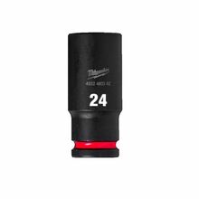 Löökpadrunvõti Milwaukee Shockwave 1/2, 24 mm
