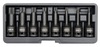 Löökpadrunite komplekt Yato YT-1069 Spline 1/2, 8 tk