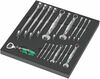 Kombineeritud mutrivõtmete komplekt Wera 9731 foam insert 6003 Joker Set 1, 19 tk, must/hall